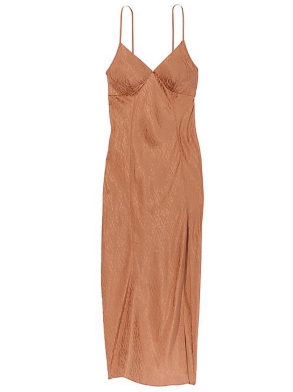 🆕 VICTORIA'S SECRET Icon Satin Midi Slip Dress NWT Size XS